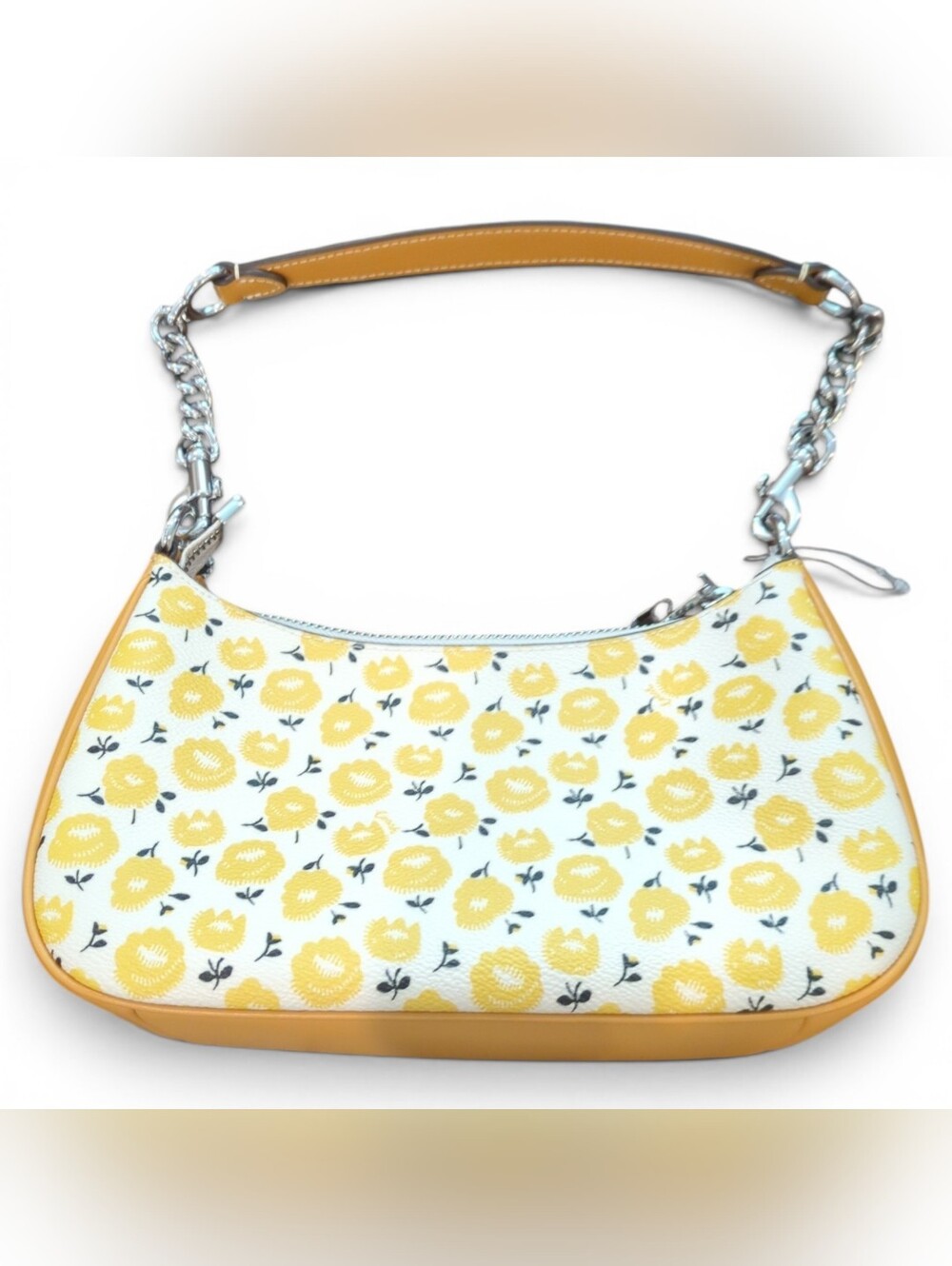 NWT Coach Teri Shoulder Crossbody Bag in Chalk/Buttercup - CB149 - Picture 2 of 8